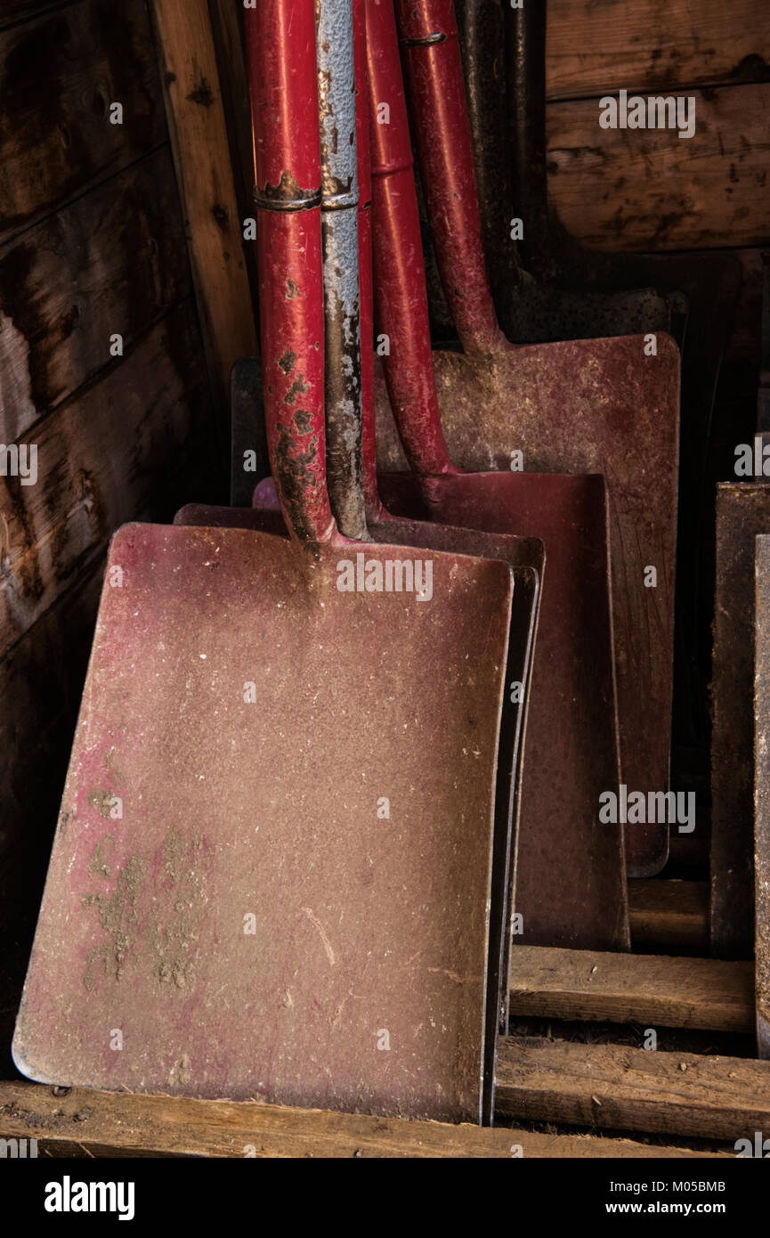 Archaeologist's tools Stock Photo