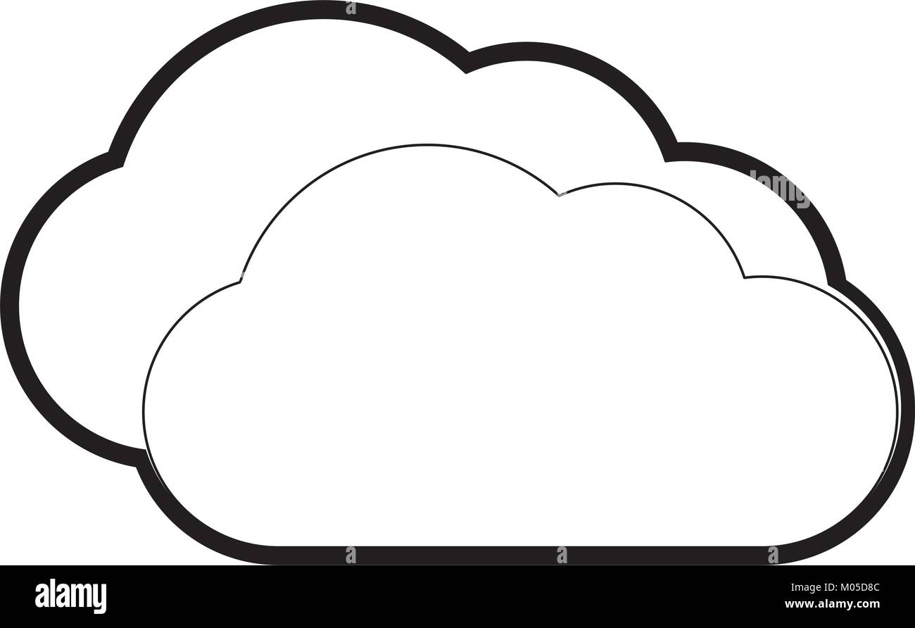 Isolated cloud design Stock Vector Image & Art - Alamy