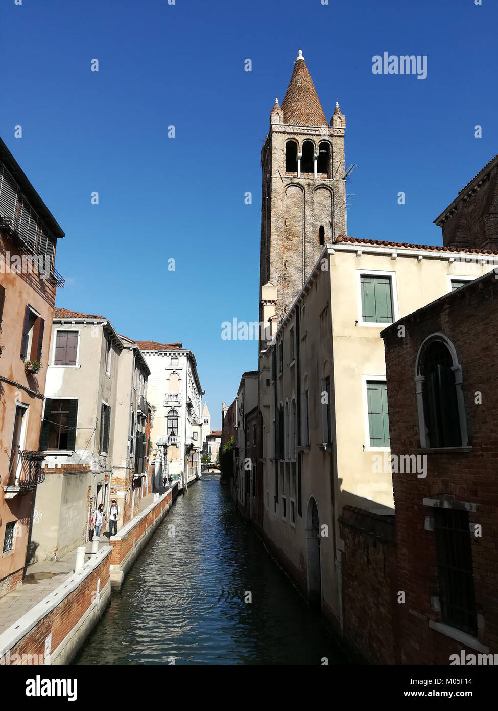 Canal in Venice 2017 03 Stock Photo