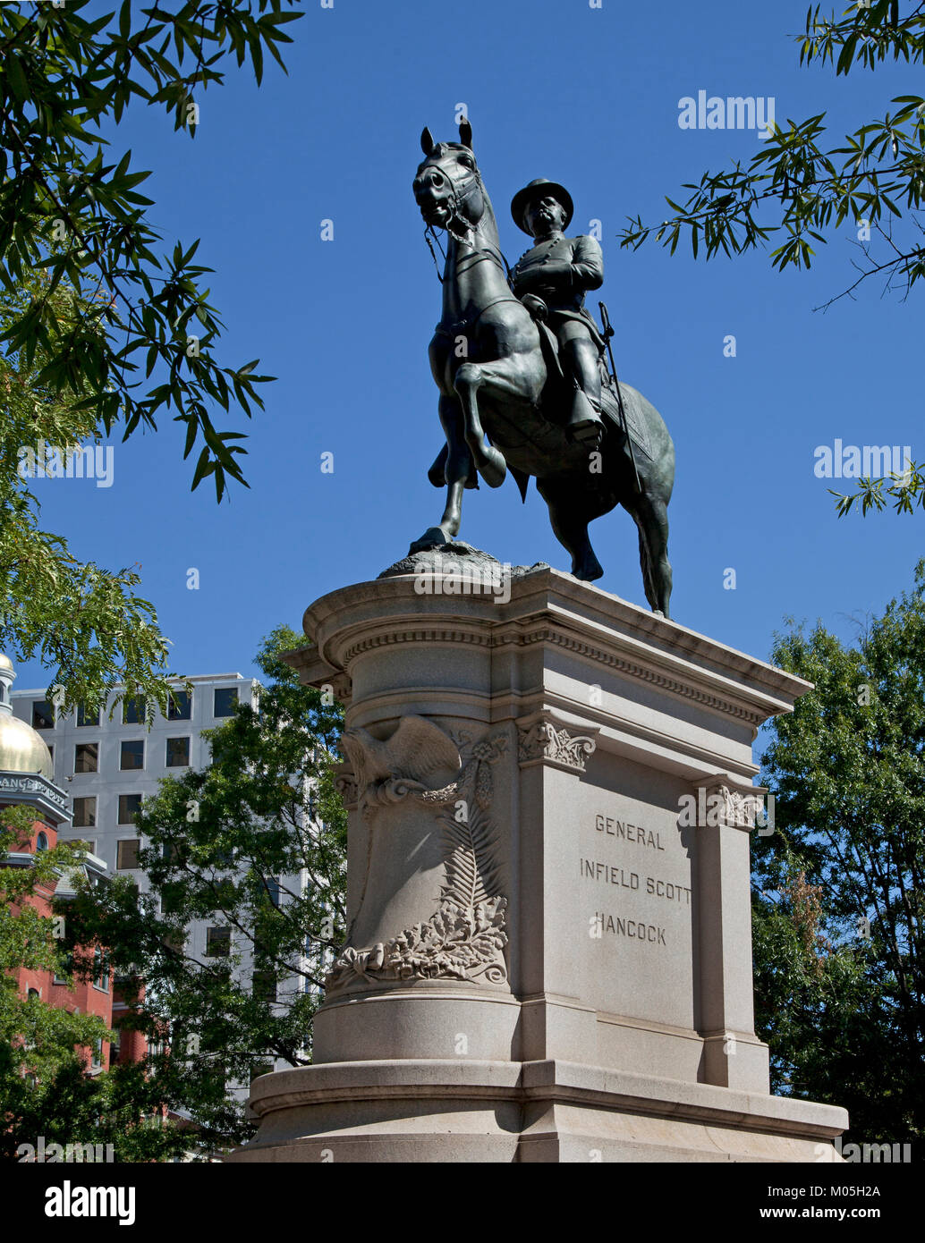 Statue general winfield scott hi-res stock photography and images - Alamy