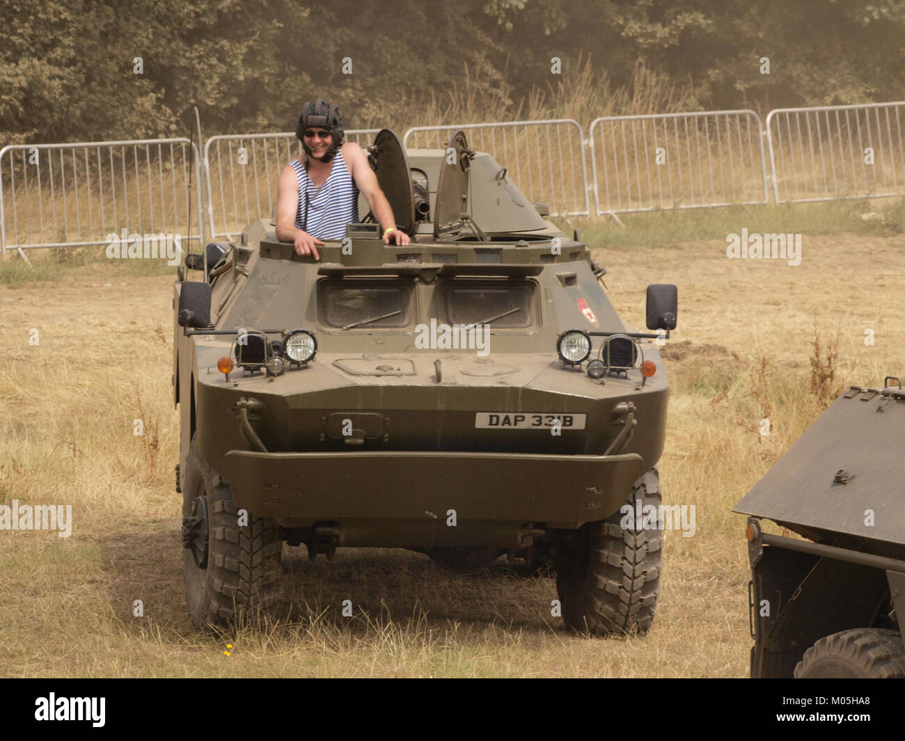 The BRDM-2 is a Soviet-made amphibious armored reconnaissance vehicle ...