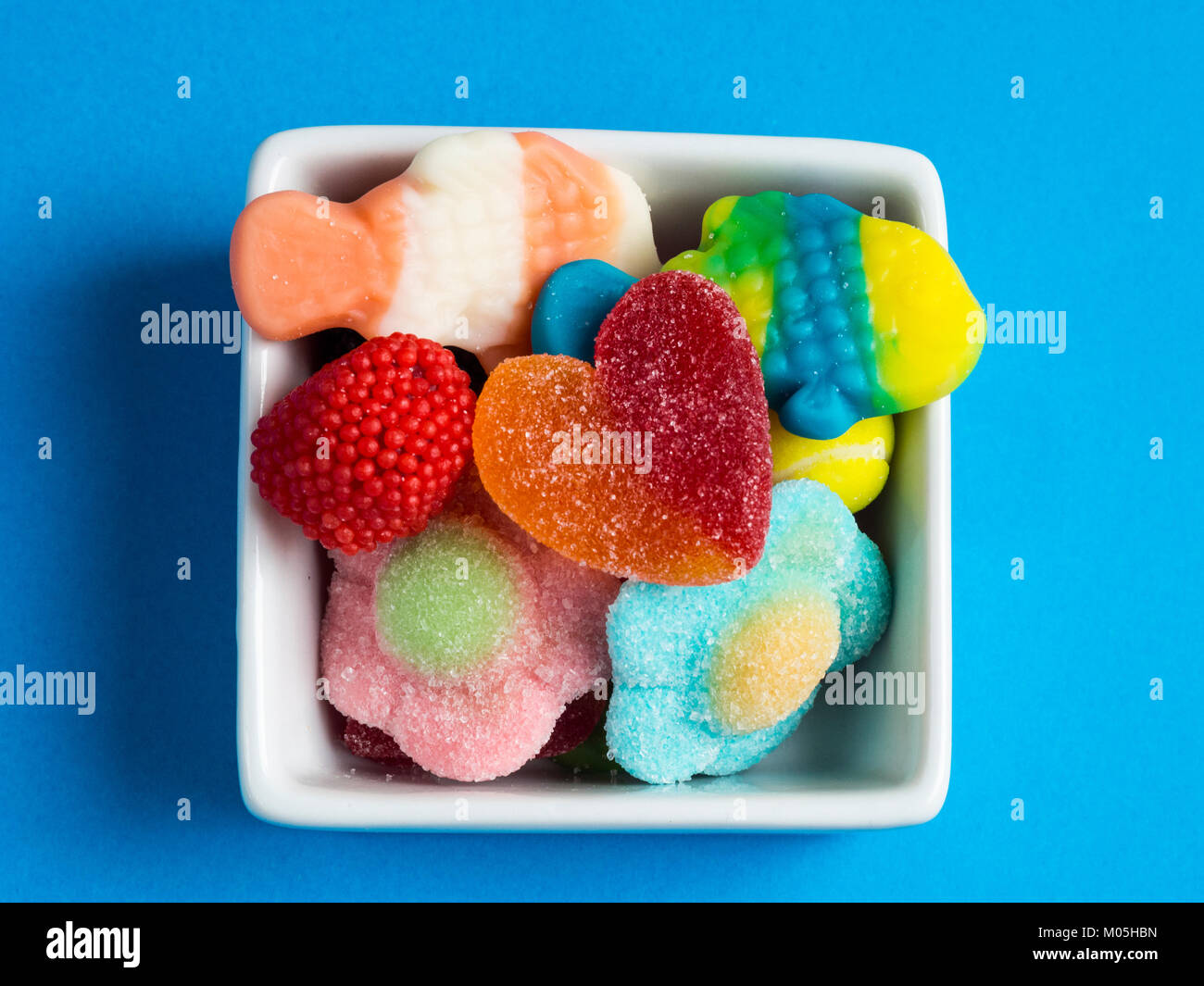 Gelatin candies bowl hi-res stock photography and images - Alamy