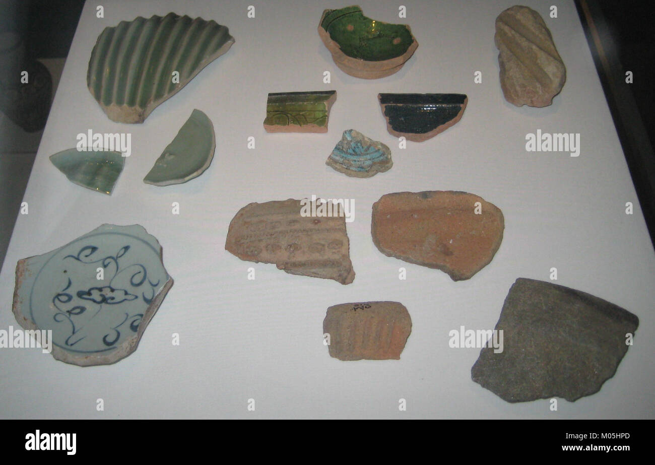 British Museum Kilwa pot sherds Stock Photo