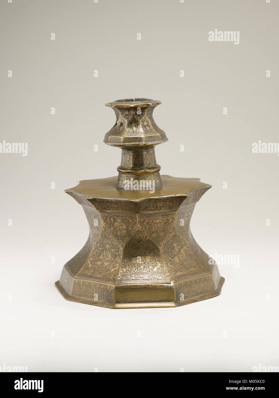Candlestick with Figural Imagery MET DP247399 Stock Photo