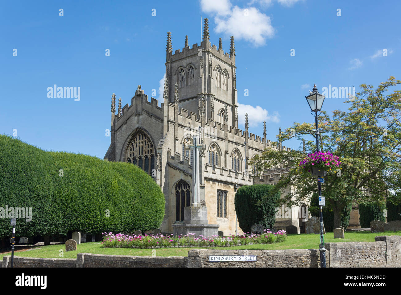 St Mary's Church, Kingsbury Street, Calne, Wiltshire, England, United Kingdom Stock Photo