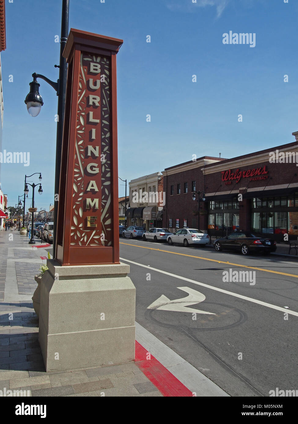 Burlingame avenue hires stock photography and images Alamy