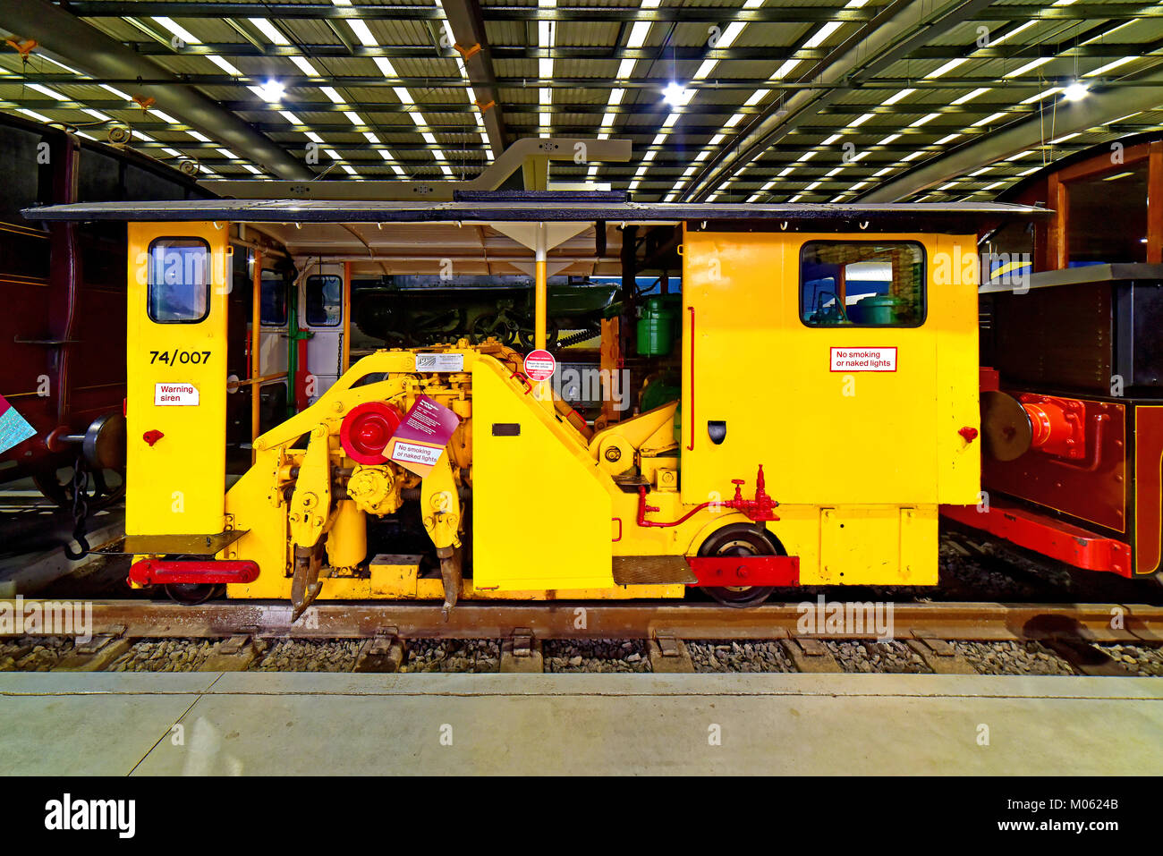 Shildon Railway Museum railway maintenance Tamping Machine 74/007 Stock