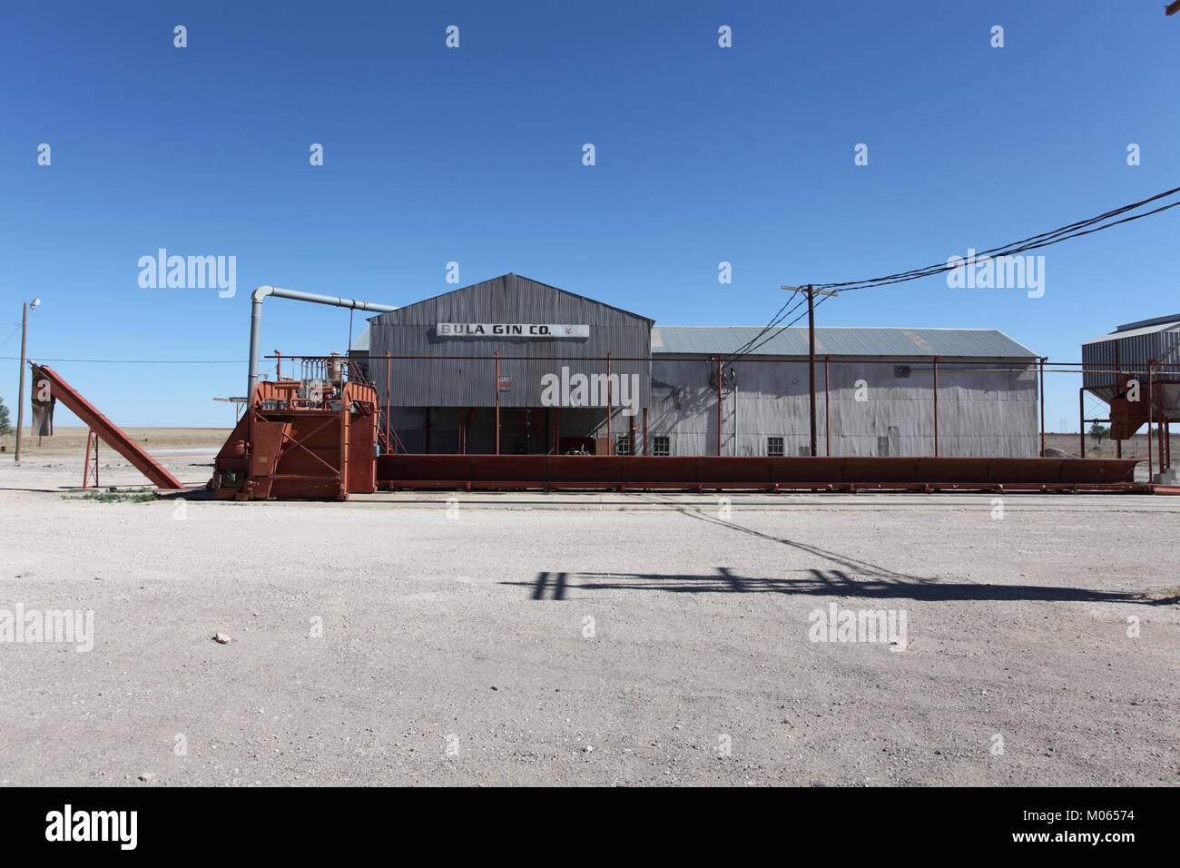 Bula Cotton Gin, Bailey County, Texas, 2011 Stock Photo