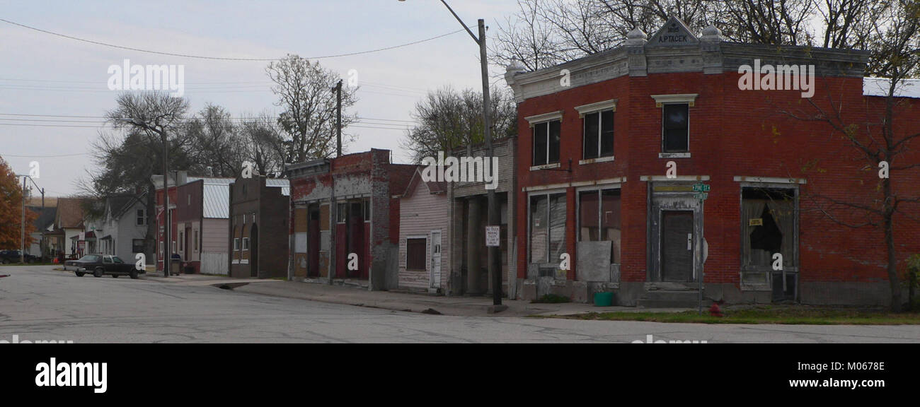 Bruno, Nebraska downtown 7 Stock Photo Alamy