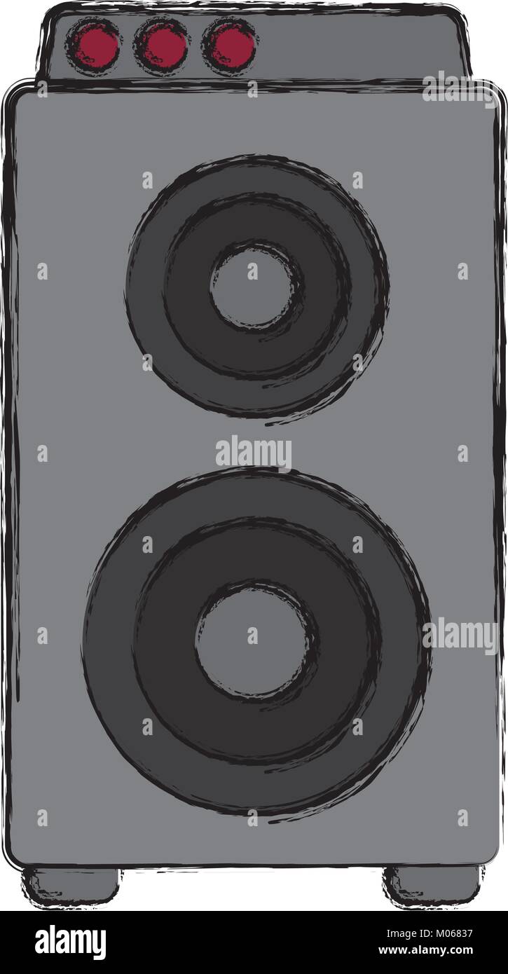 Music amplifier speaker Stock Vector Image & Art Alamy