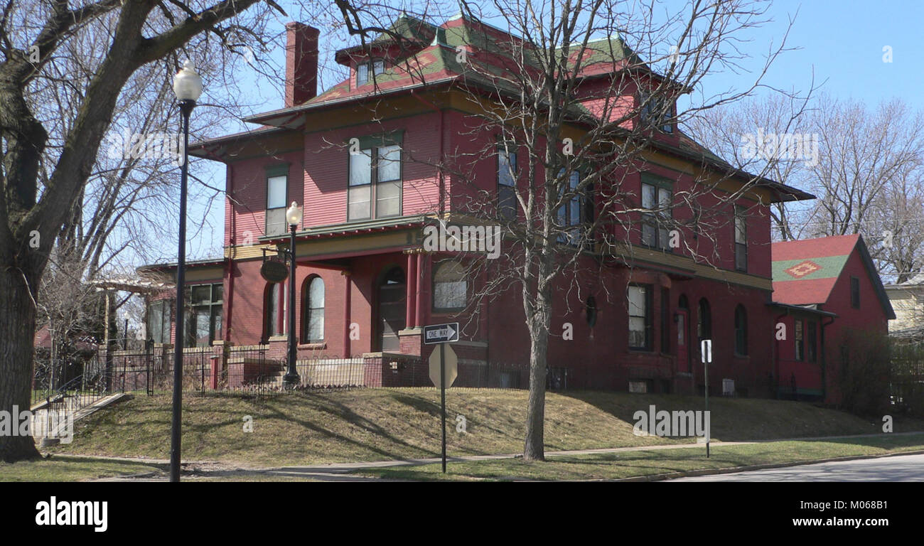 Burkam house (Sioux City) from NE 1 Stock Photo Alamy