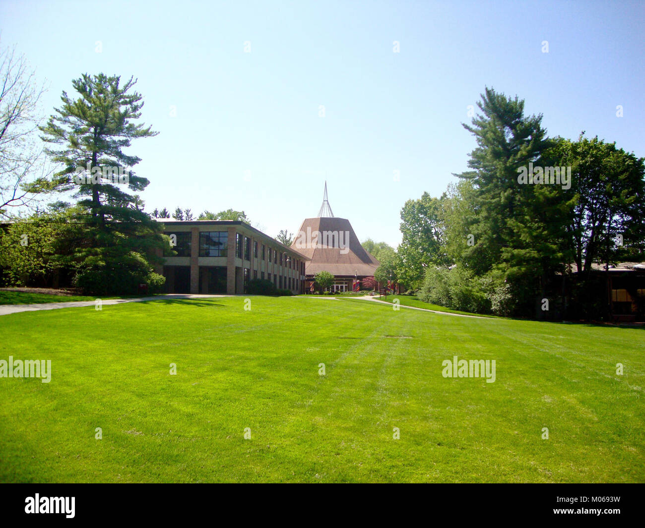 Calvin Chapel and Hiemenga Hall Stock Photo Alamy