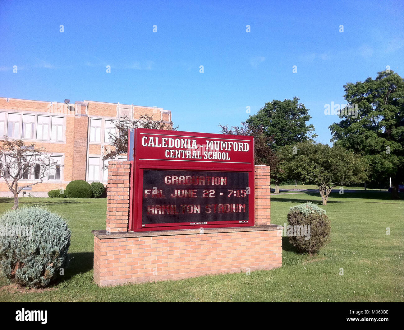 Caledonia Mumford N.Y. School Stock Photo Alamy