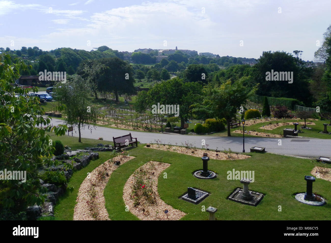 Brighton and Preston Cemetery and Downs Crematorium (from Bear Road) (August 2013 Stock Photo