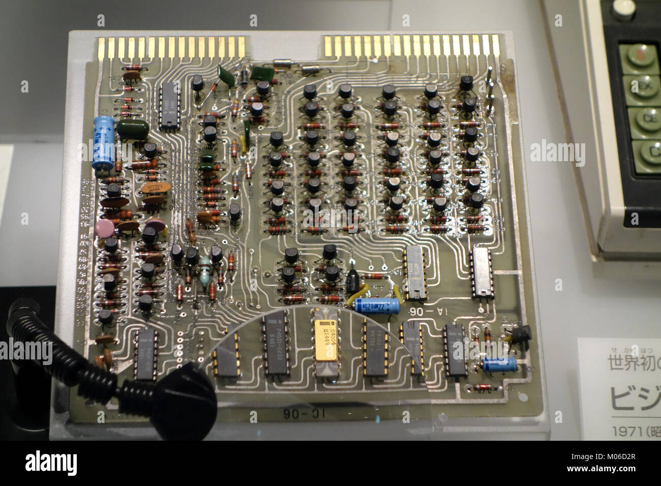 Busicom calculator (Intel 4004 processor) - National Museum of Nature and  Science, Tokyo - DSC07321 Stock Photo - Alamy