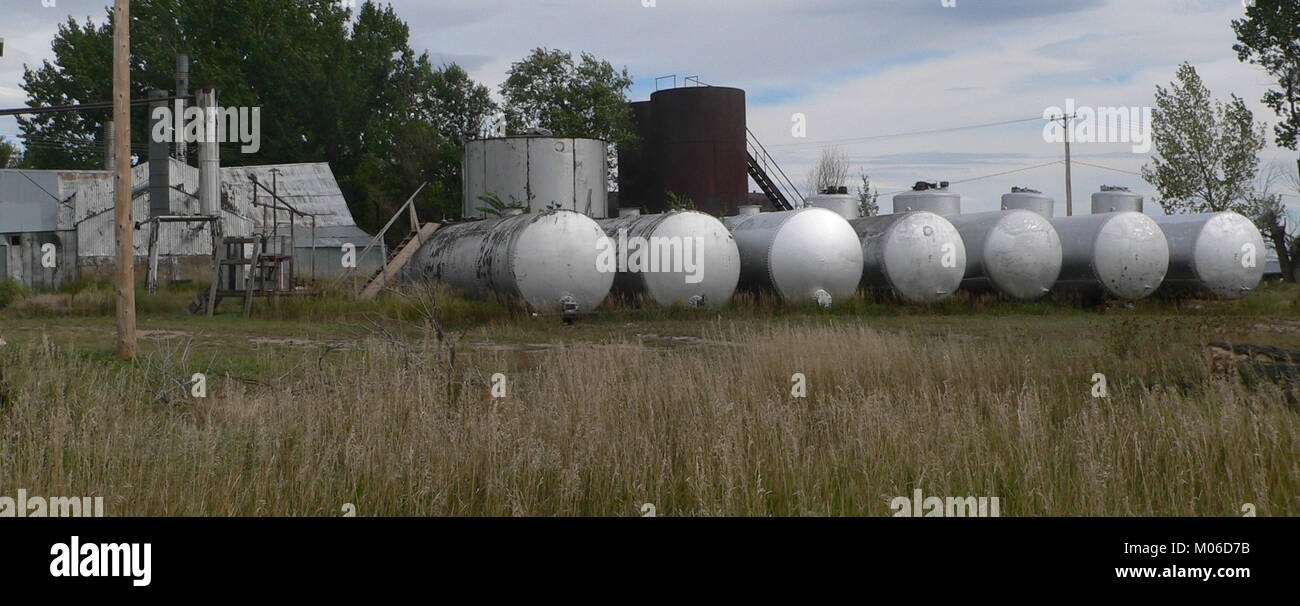 C and H Refinery (Lusk, Wyoming) (2 Stock Photo Alamy