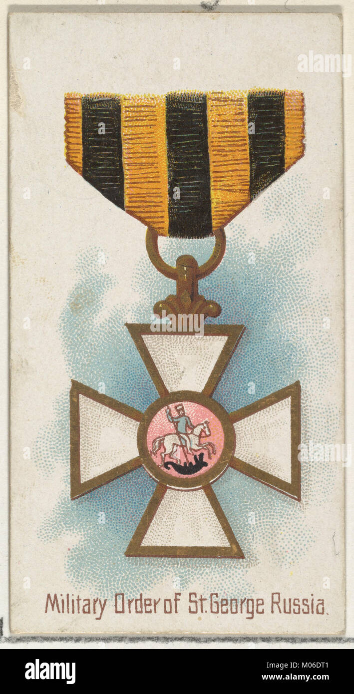 This image depicts the Military Order of St. George from Russia, part ...