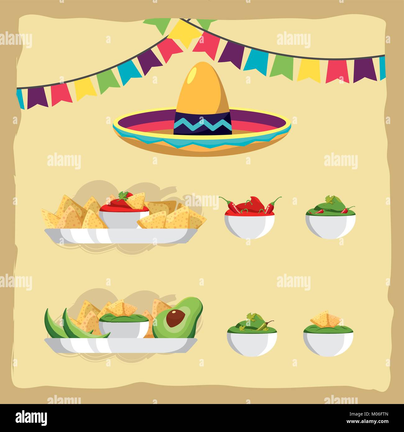 Mexican food design Stock Vector Image &amp; Art - Alamy