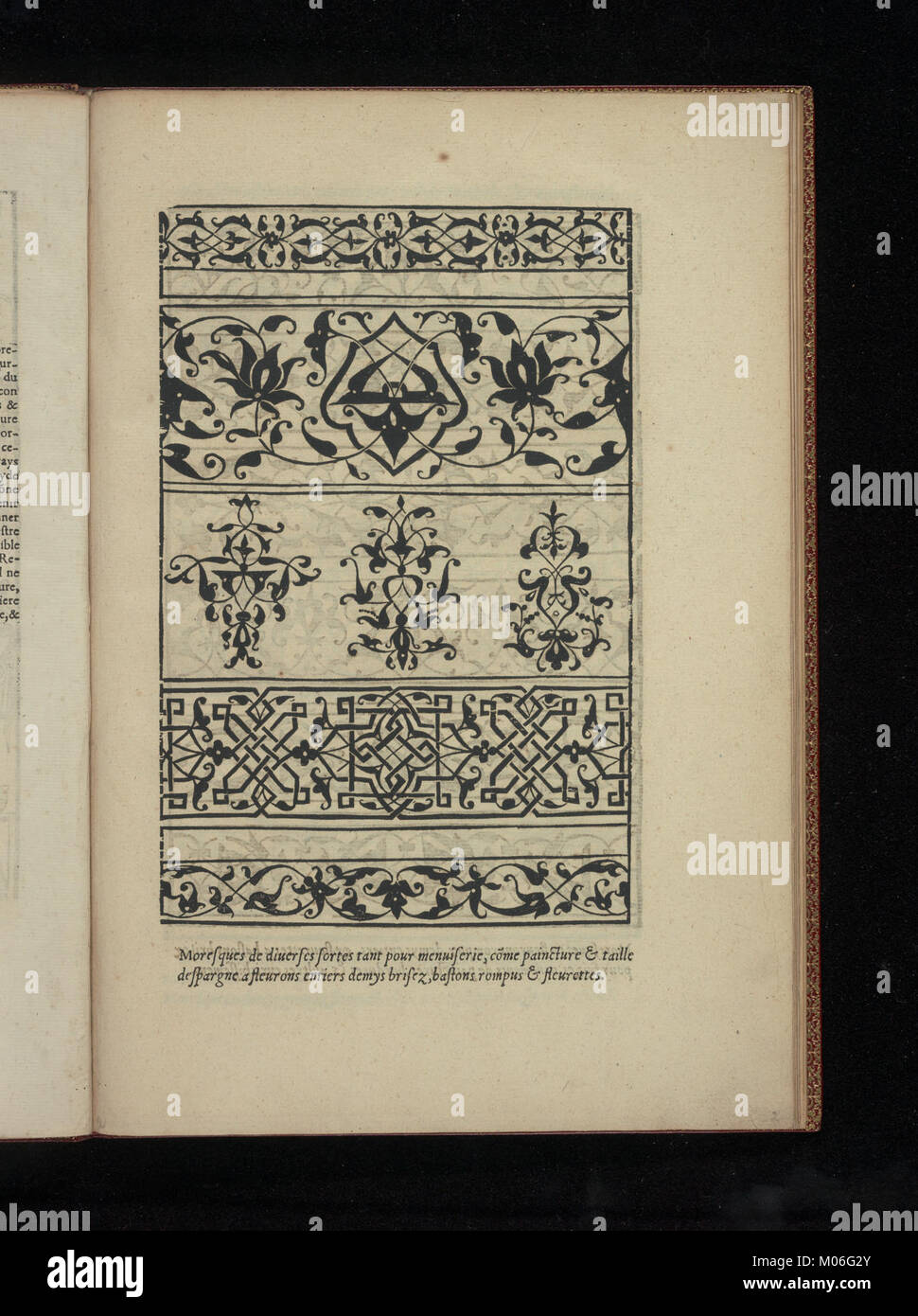 The 'Livre de Moresques' title page verso, with detailed Moorish ...