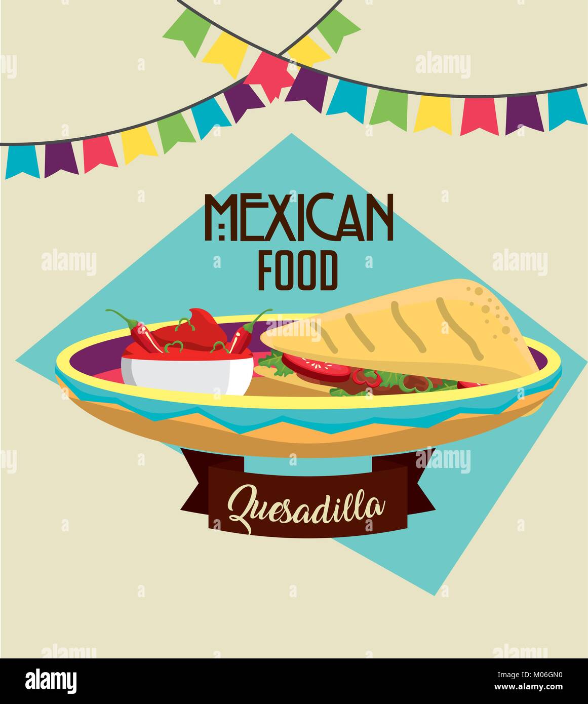 Mexican food design Stock Vector Image &amp; Art - Alamy