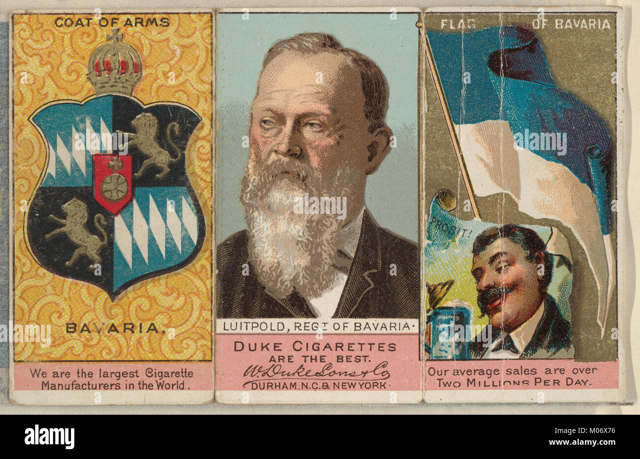 This print portrays Luitpold, Regent of Bavaria, from the *Rulers ...