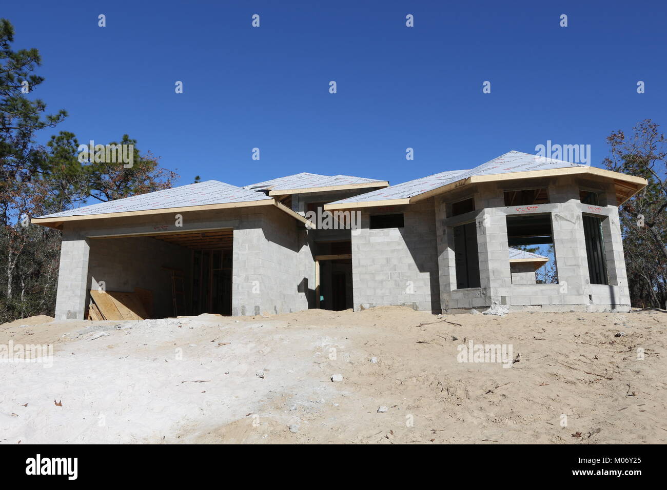 New home construction, Florida Stock Photo Alamy