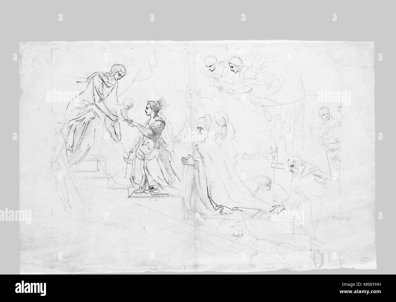 Mystical Marriage of St. Catherine Attended by Doge Francesco Donato ...