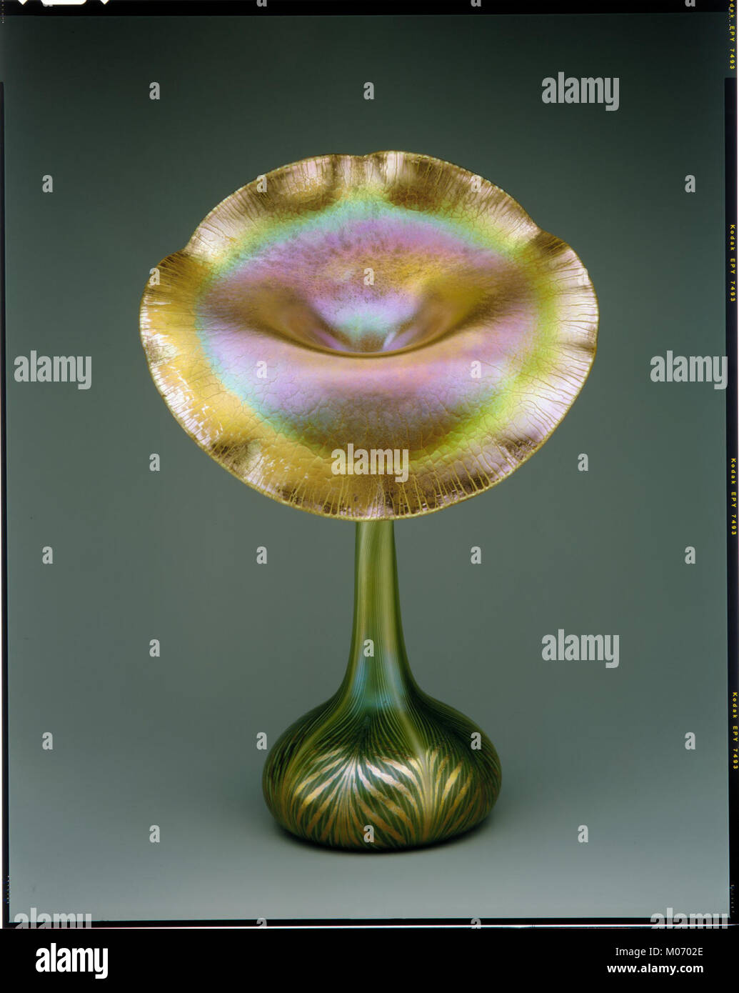 This Jack-in-the-Pulpit vase is a notable example of glass art ...