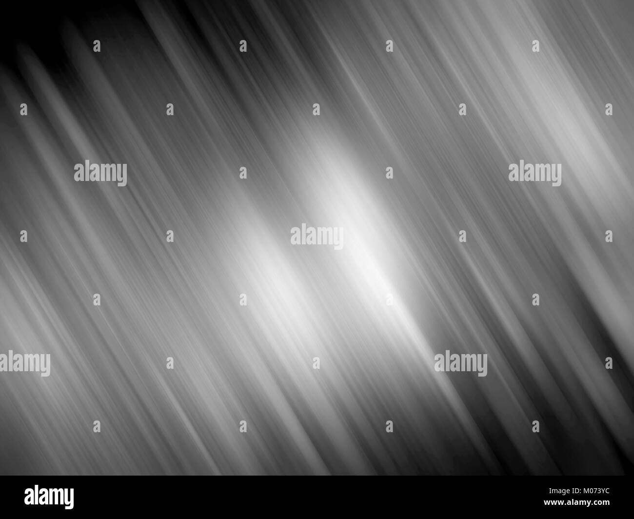 Glowing blurred motion fractal, black and white texture, computer generated abstract background, 3D rendering Stock Photo