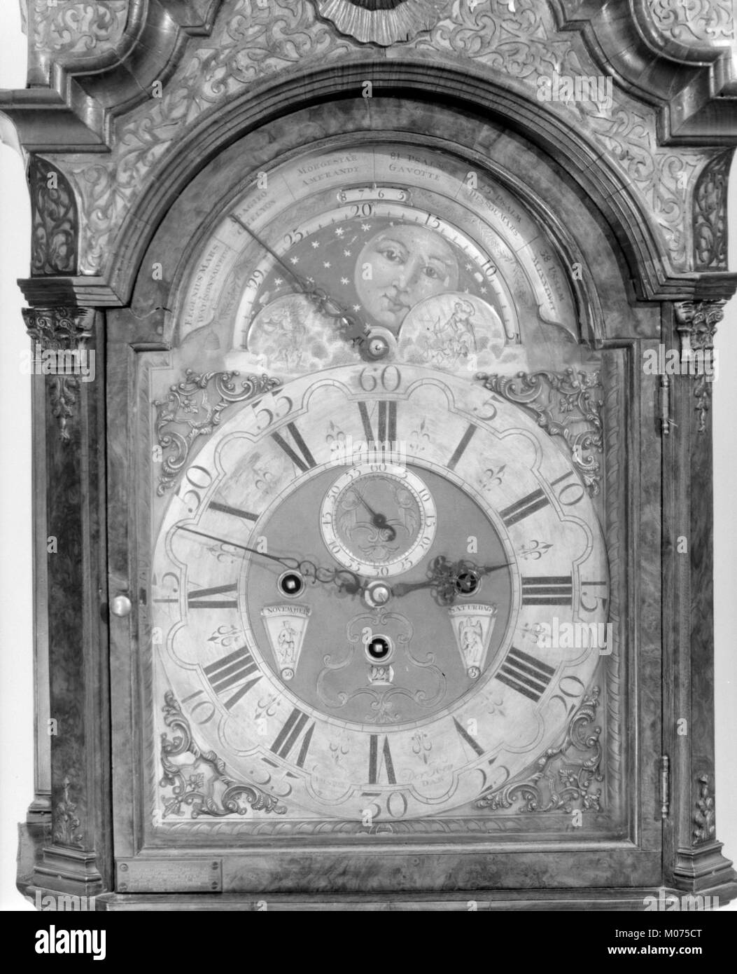 Longcase clock MET 181021 Stock Photo Alamy