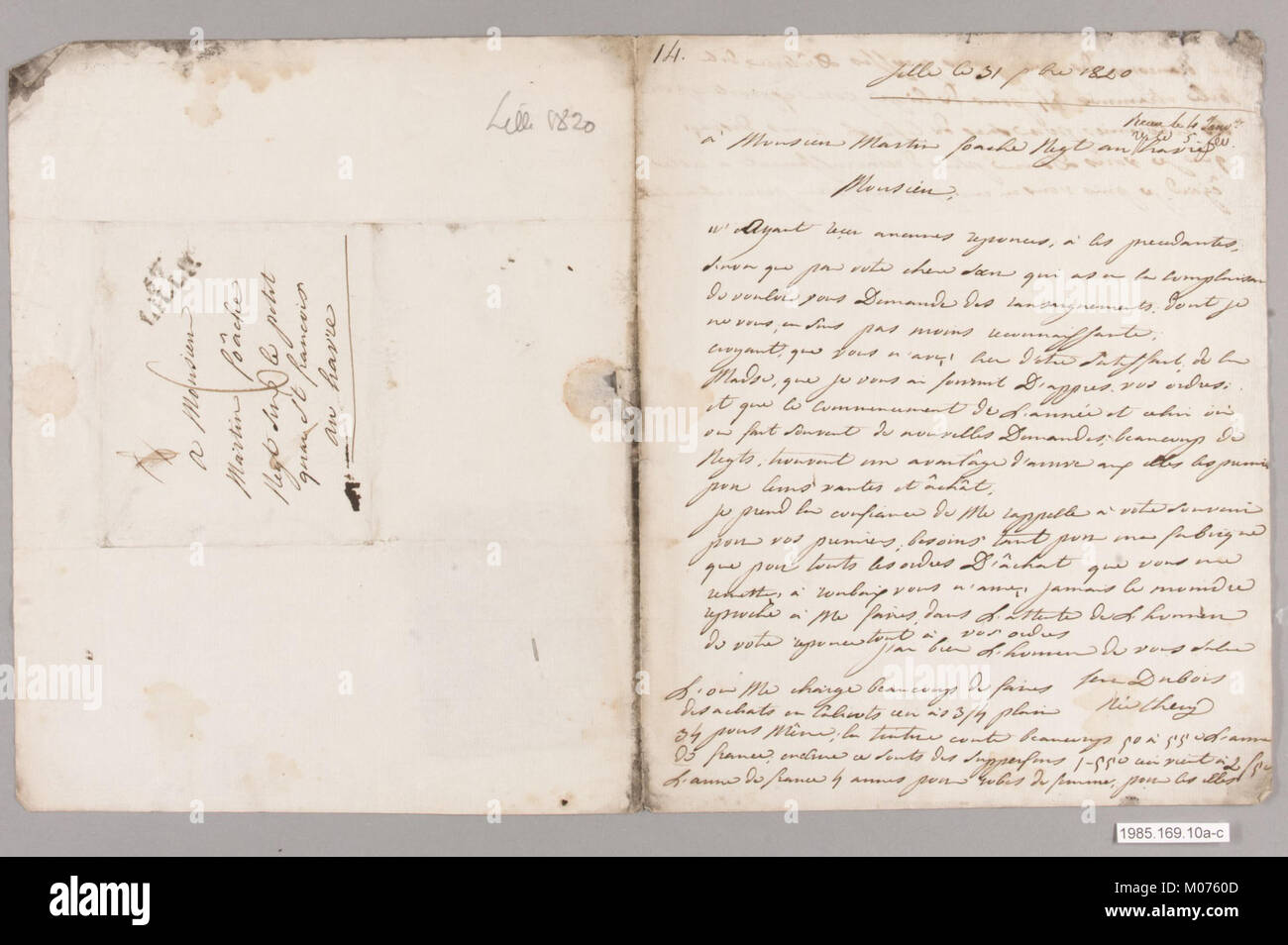 This letter, accompanied by textile samples, highlights the use of ...