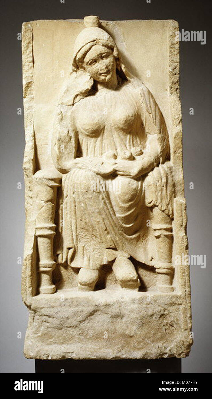 Limestone grave marker MET GR90 Stock Photo Alamy