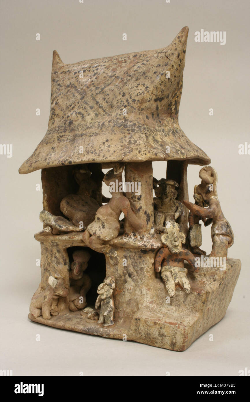 A traditional house model providing educational insight into ...