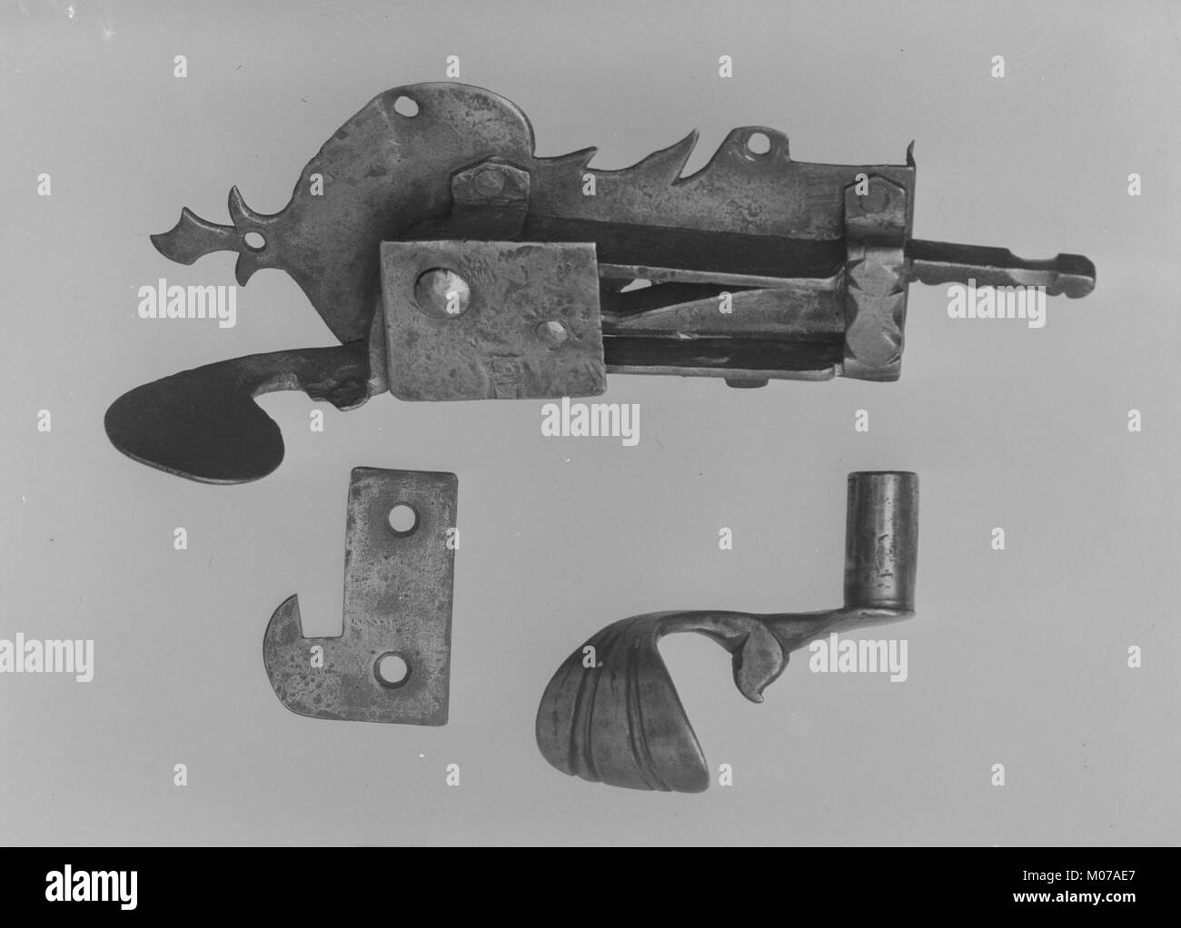 Catch lock latch Black and White Stock Photos & Images - Alamy