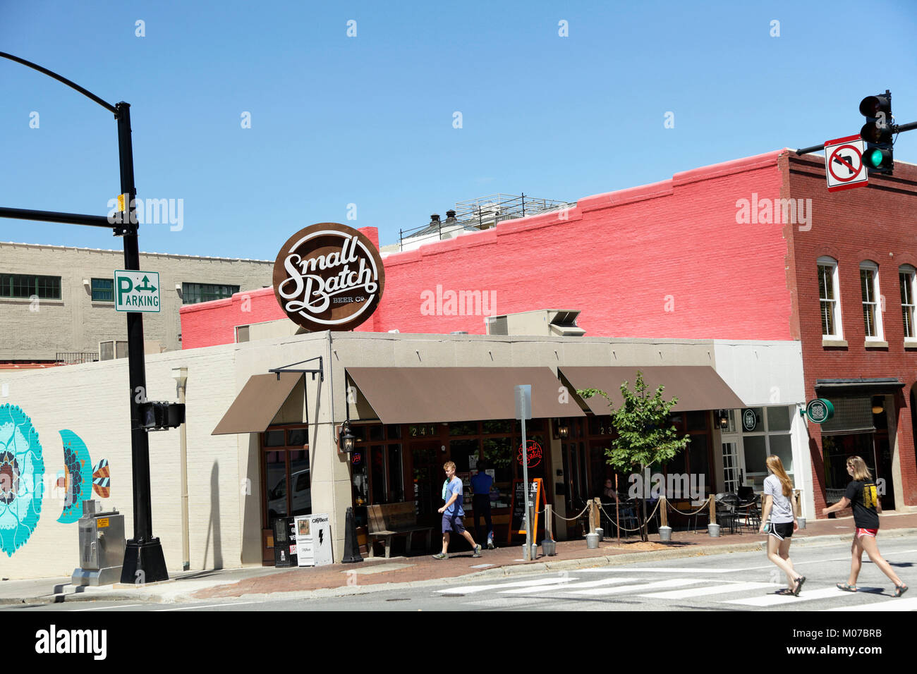 Small Batch Beer Company Winston Salem North Carolina Usa Stock