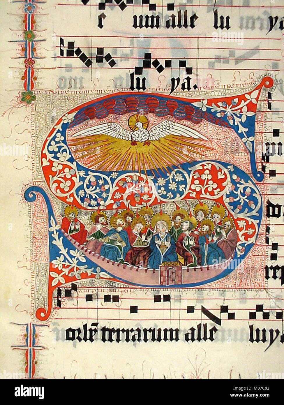 Liturgy Lettering Ornate medieval manuscript features hi-res stock photography and images ...