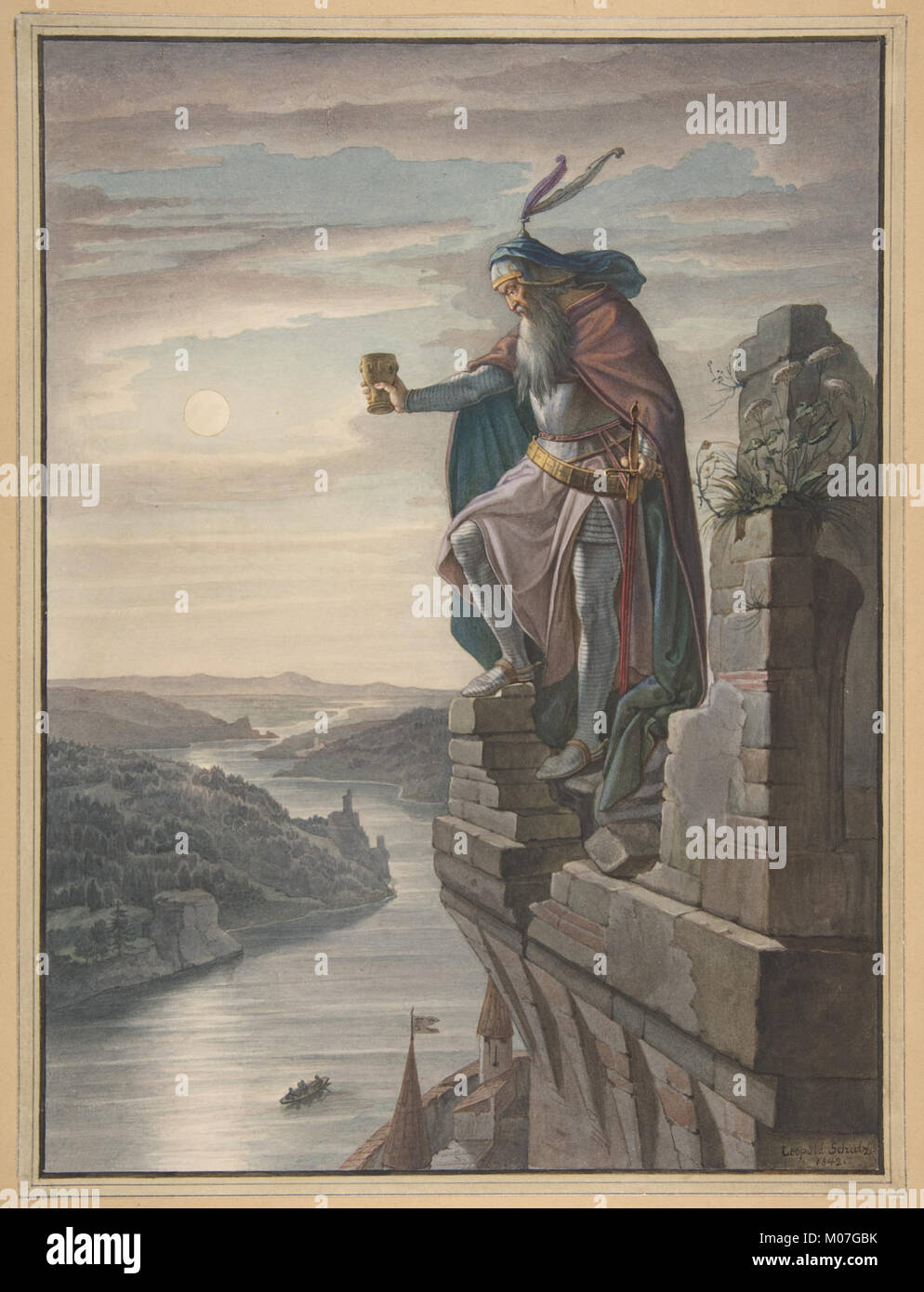This illustration for Goethe's works visually interprets the themes and ...