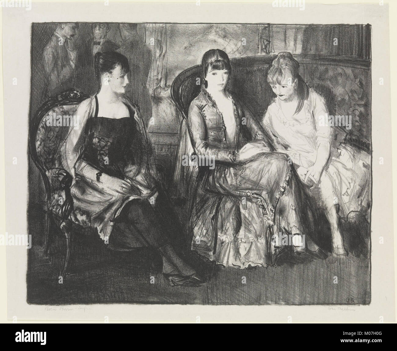 Marjorie, Emma and Elsie MET DP236325 Stock Photo Alamy