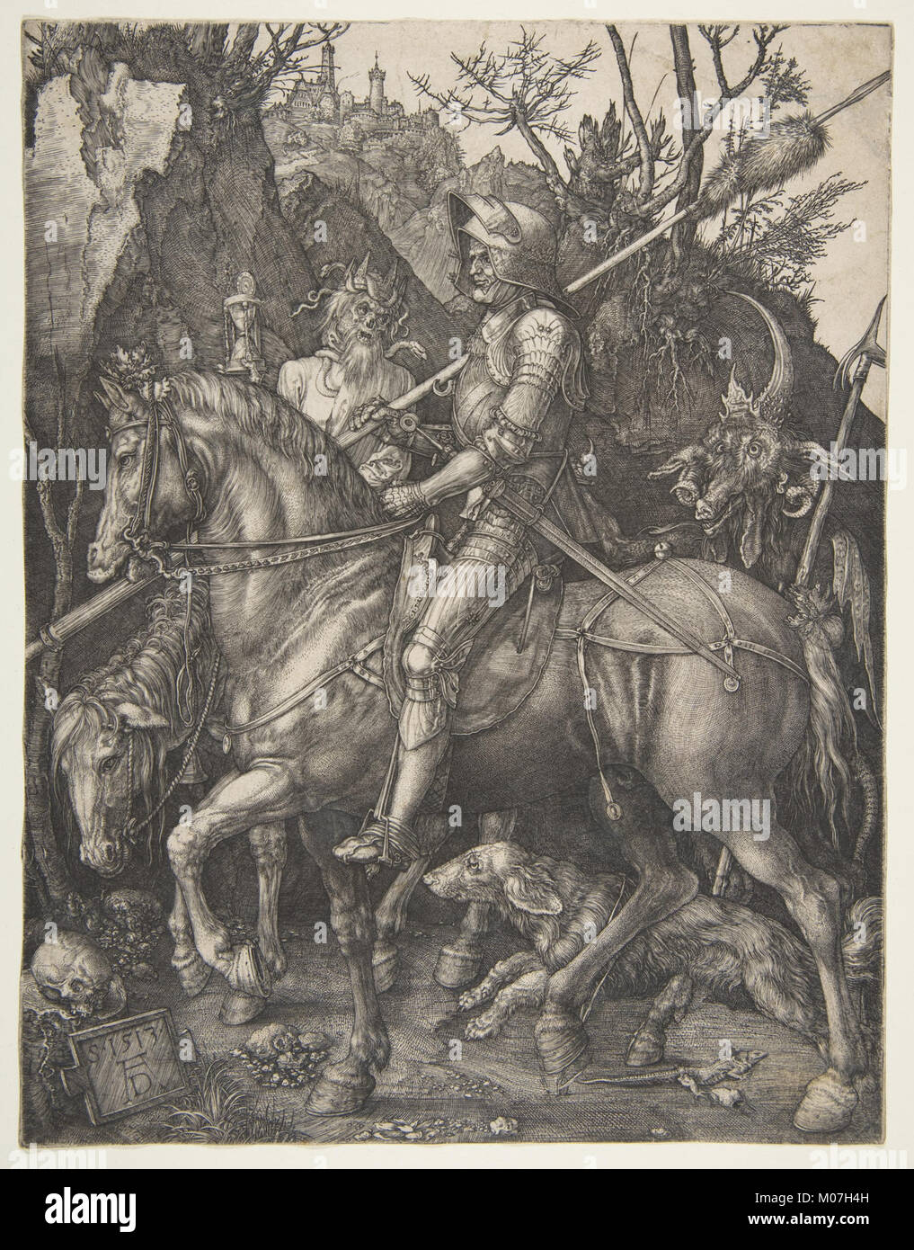 Knight death devil in hi-res stock photography and images - Alamy