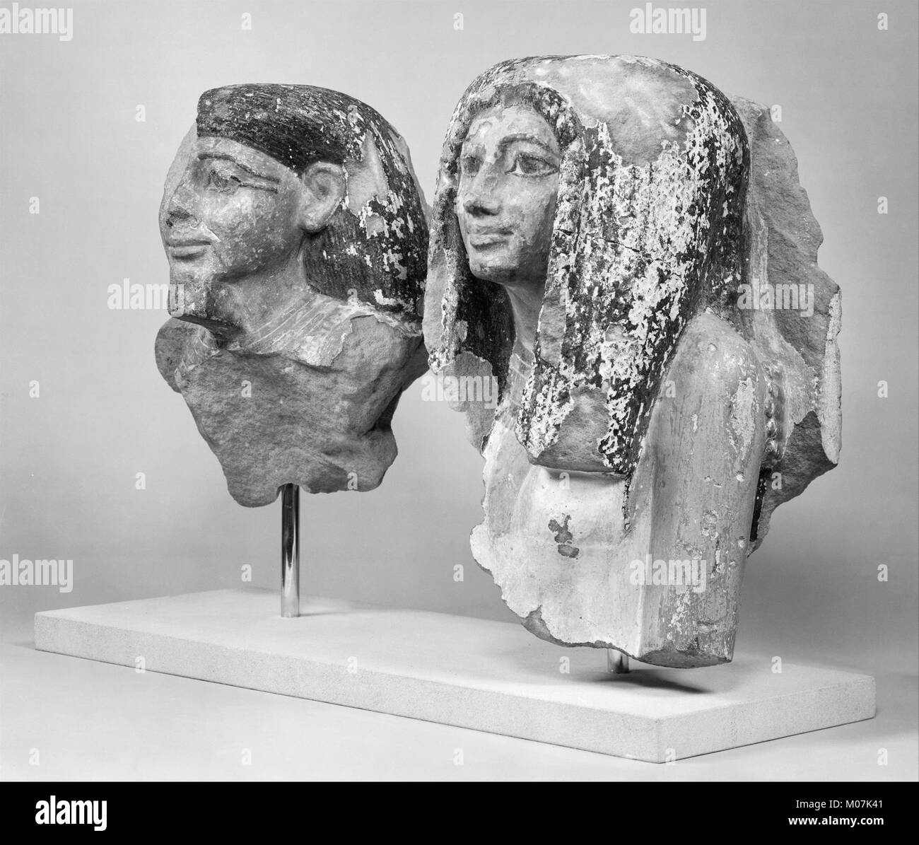 Male Bust from a Pair Statue MET 229674 Stock Photo - Alamy