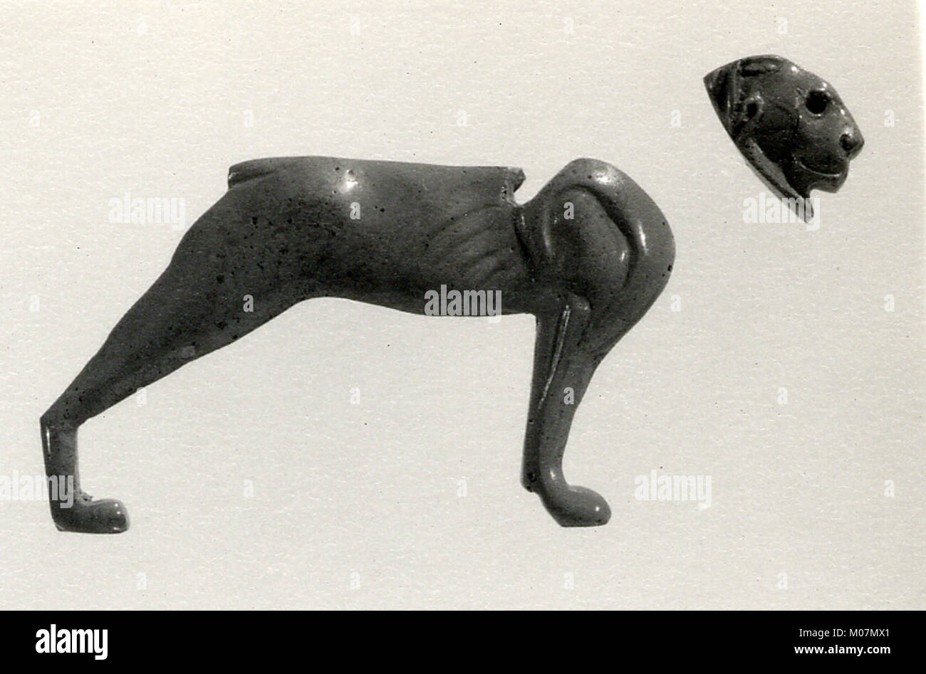 Lion Shell Inlay Inlay from shrine- lion MET 21.2.2e Stock Photo - Alamy