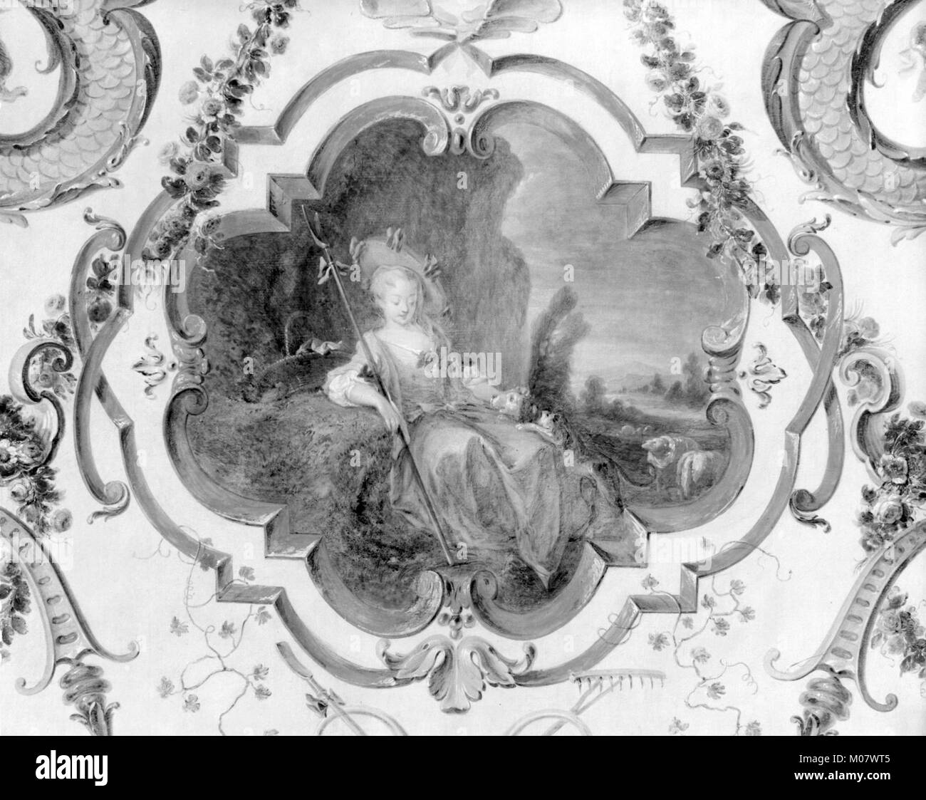 The illustrations for May and June, part of a set representing the ...