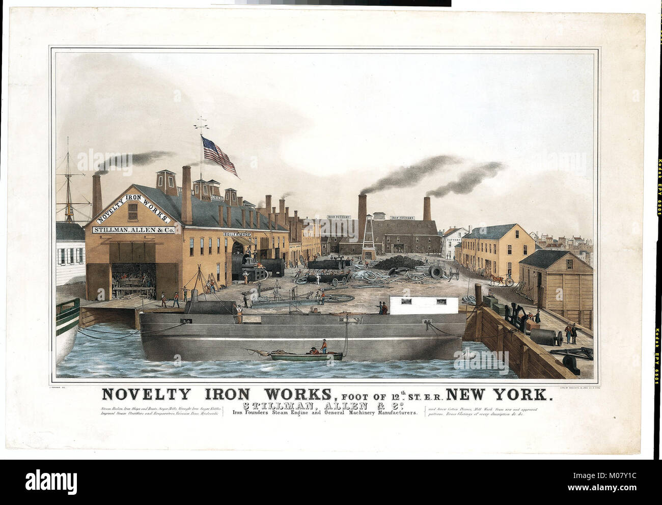 Iron First Founding This advertisement from Novelty Iron Works highlights iron founding ...