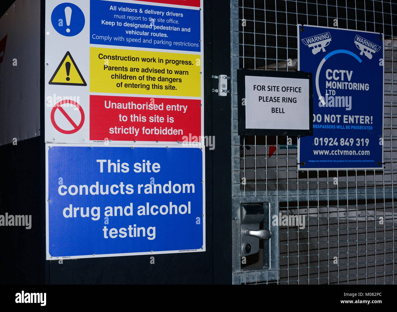 health and safety warning sign ol random drug and alcohol testing at