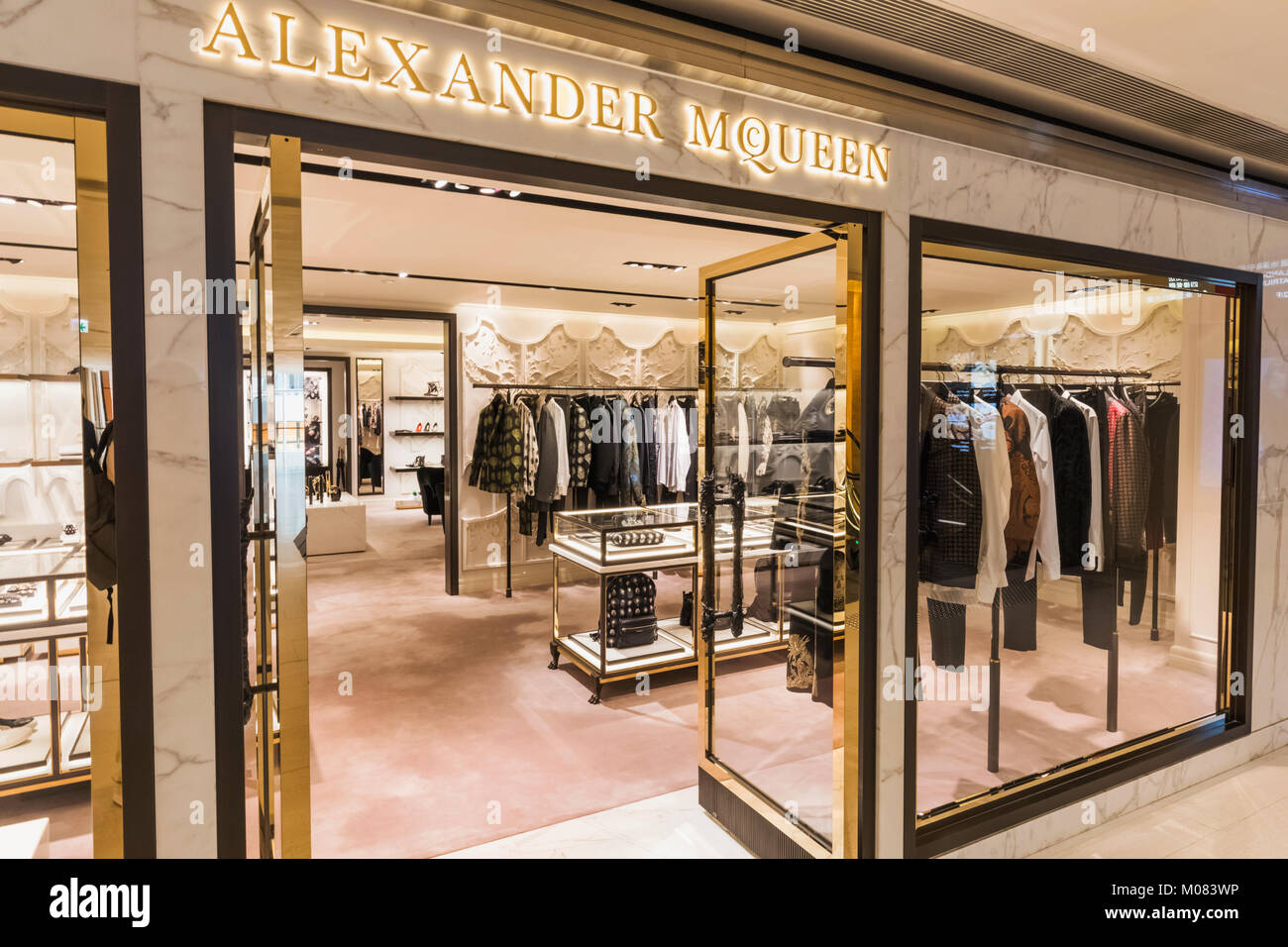 Alexander McQueen Store Stock Photo 