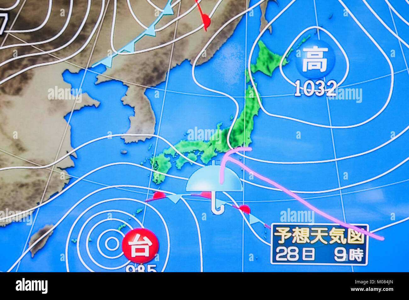 Tv Weather Forecast High Resolution Stock Photography and Images Alamy