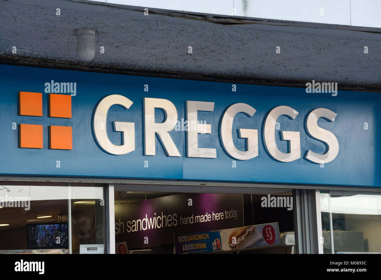 Greggs logo hi-res stock photography and images - Alamy