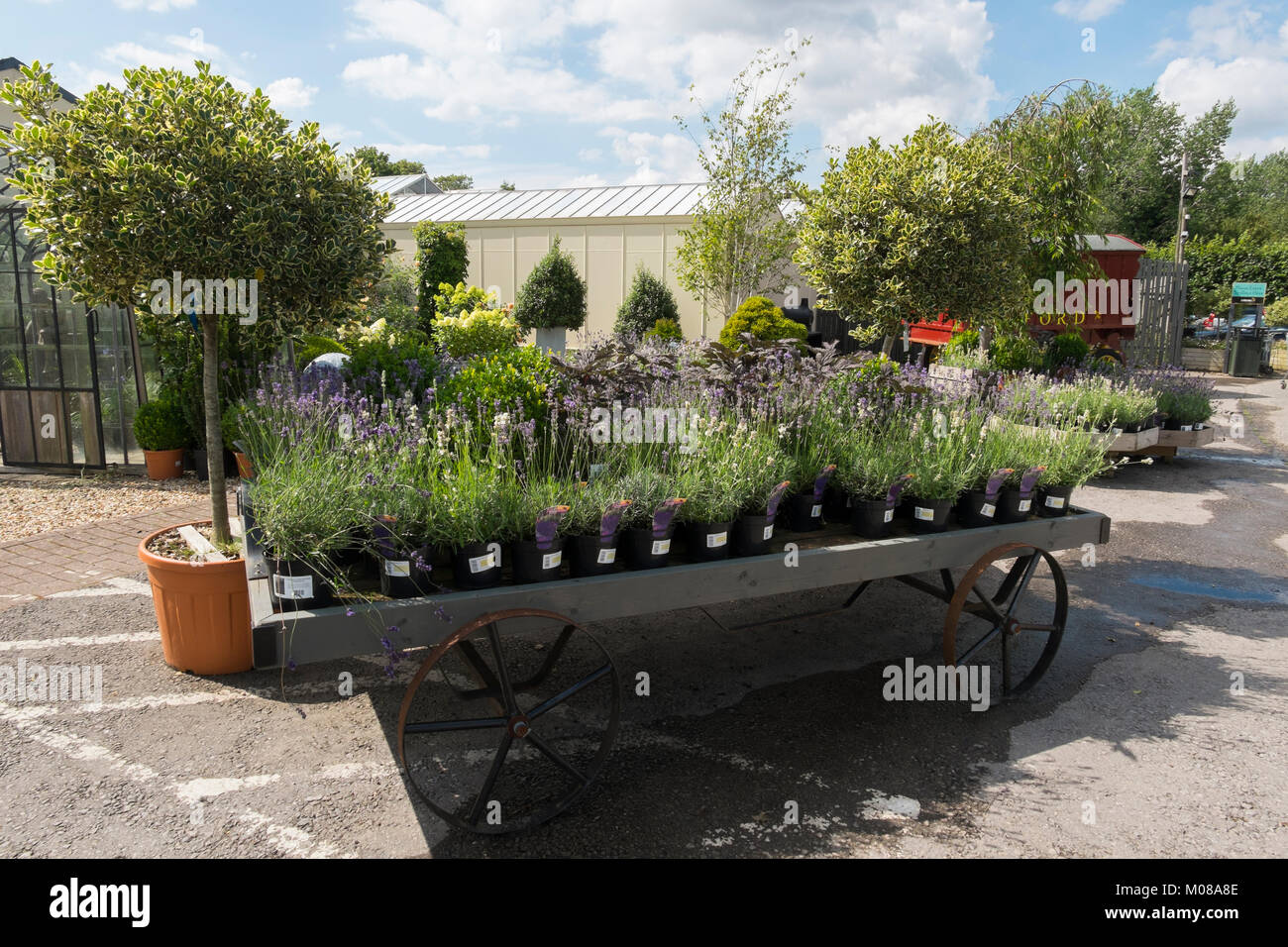 Entrance to Burford Garden Centre in the Cotswolds, Oxfordshire, UK