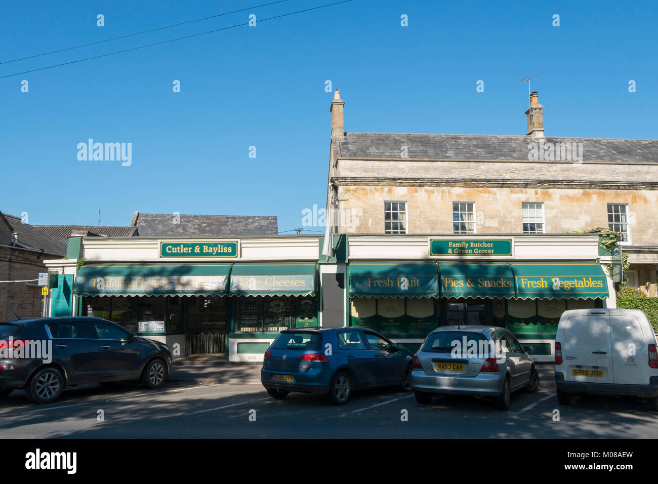 Cutler and Bayliss, Family Butcher and Green Grocer in the main street