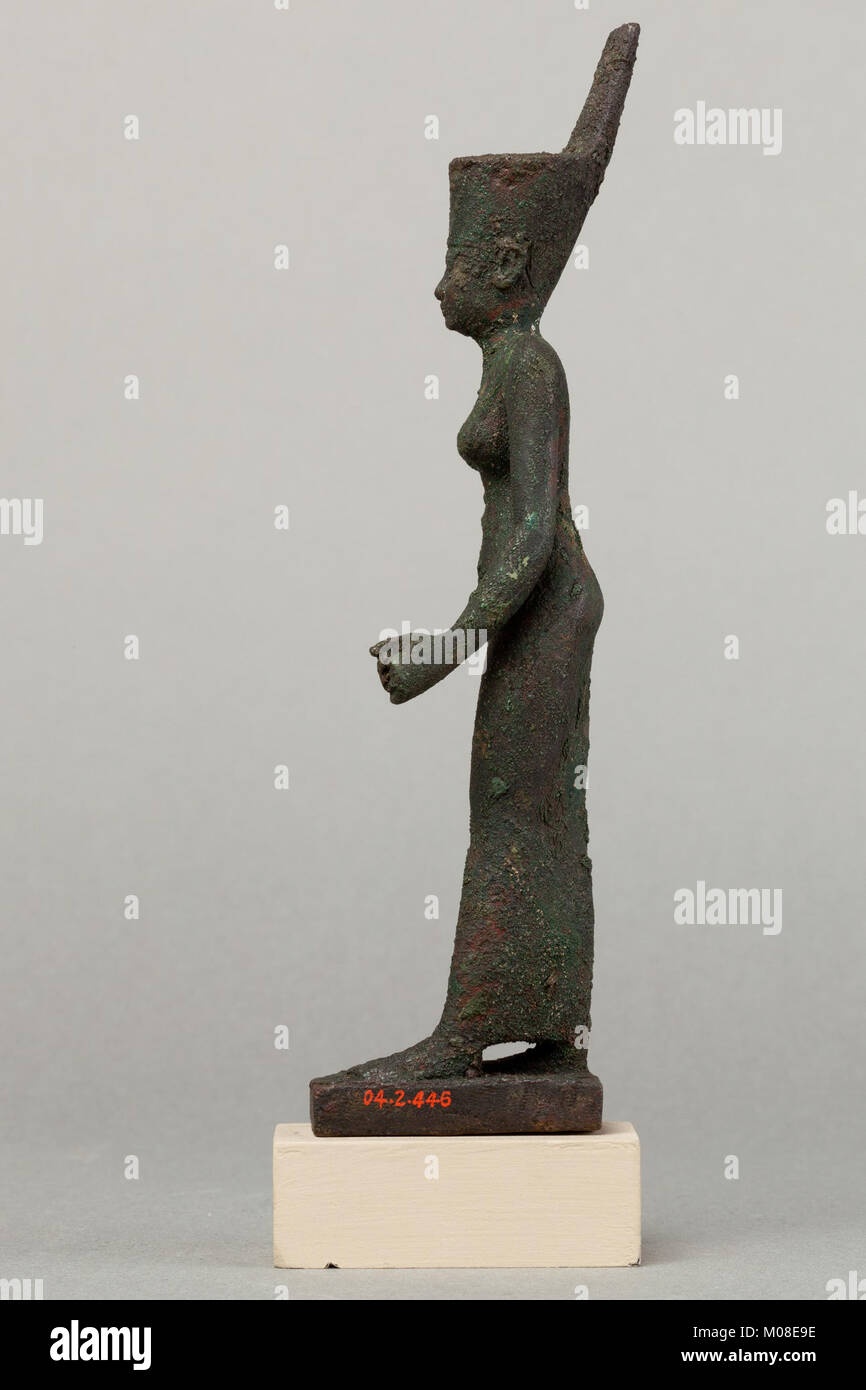 This is an illustration of Neith, cataloged as MET 04.2.446, showing ...